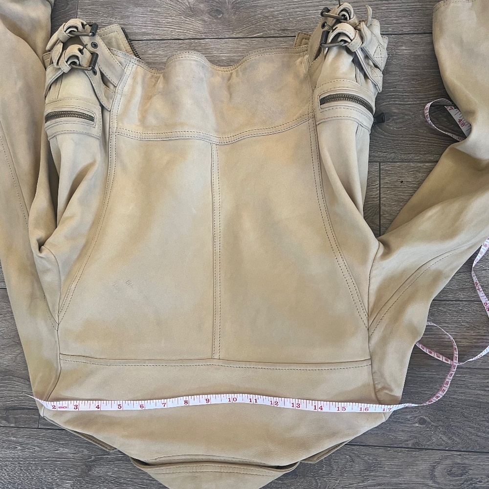 Burberry leather jacket